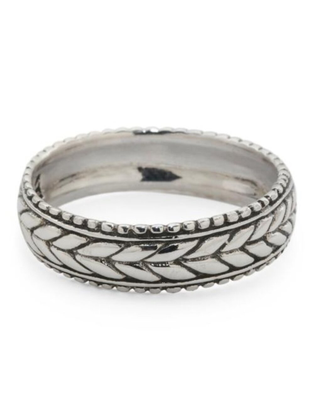 ANNIKA WITT Made In Bali Sterling Silver Woven Band Ring